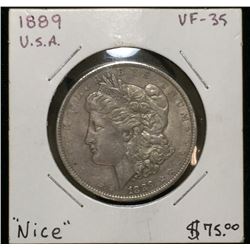 1889 US $1 Silver Morgan Dollar