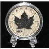 Image 1 : 2016 1oz Canadian Silver Maple Leaf $5 WWI Tank Privy