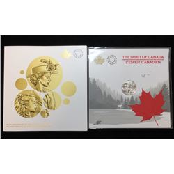 Lot of 2 - The Spirit of Canada $3 Silver Coin & Right to Vote $1 Commemorative