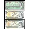 Image 1 : Lot of 3 - 1967 $1 & 1973 $1 Bank of Canada Banknotes