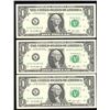 Image 1 : Lot of 3 - 2013 US $1 Federal Reserve Note Consecutive Serial Numbers