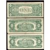 Image 2 : Lot of 3 - 1957 US $1 Silver Certificate & 1963 US $2 Red Seal Notes