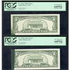 Image 1 : 1981 $5 United States Error Ink Smear PCGS Very Choice New 64 Consecutive Federal Reserve Notes