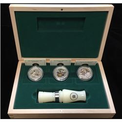 2013-2014 $10 Ducks of Canada 3-Coin Deluxe Box Set with Duck Caller