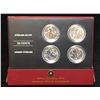 Image 2 : 2005 50-Cents NHL Hockey Legends: Toronto Maple Leafs 4-Coin Set
