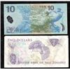 Image 2 : Lot of 2 - Reserve Bank of New Zealand $2, $10 Banknotes