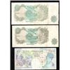Image 2 : Lot of 3 - Bank of England One Pound, Five Pound Notes
