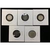 Image 1 : Lot of 5 - Great Britain Silver Coins