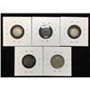 Image 2 : Lot of 5 - Great Britain Silver Coins