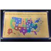 Image 1 : First State Quarters Of the United States Collector's Map