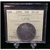 Image 1 : 1870 50-Cents Canada ICCS EF40 L.C.W.