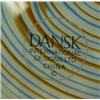 Image 2 : DANSK SWIRL Art Glass Vase Blue/Orange