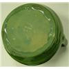 Image 2 : GREEN Double-Handled Vase - Marked
