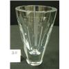 Image 1 : THUMBPRINT Crystal Vase w/Etched Lines