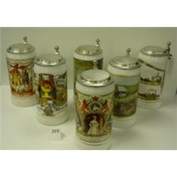 GERMAN STEINS Octoberfest Themes (6)