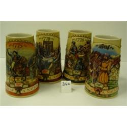4 MILLER Steins-Birth of Nation Series