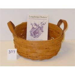 1992 LONGABERGER Classic Button Basket