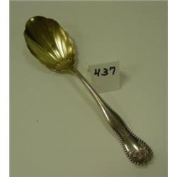 GORHAM Lancaster Berry Spoon -Gold Wash
