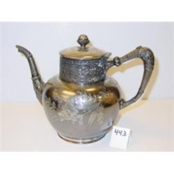 ART NOUVEAU Silver Plate Teapot/Tea Pot