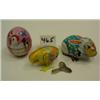 Image 1 : Wind-Up TIN LITHO Toys - Rabbit/Chicken