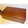 Image 3 : Large Wood CIGAR HUMIDOR - Walnut