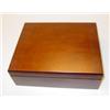 Image 2 : Wood CIGAR BOX & Contents - Walnut