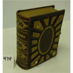 VICTORIAN Leather Family Photo Album