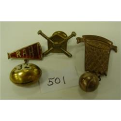 Lot of 3 SPORTS PINS/Pinbacks