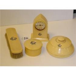 Celluloid DRESSER SET - Four Pieces