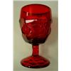 Image 2 : RUBY GLASS Goblets - Set of 6