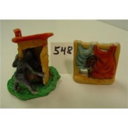 40's BLACK MEMORABILIA Bisque Figurines