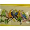 Image 2 : NEEDLEPOINT Parakeet Tray Bright Colors