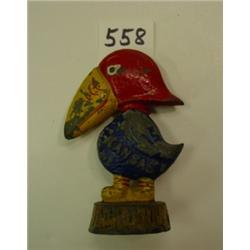 Vint UNIV of KANSAS Figural Paperweight
