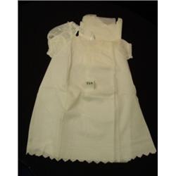 CHRISTENING DRESS with Slip & Bonnet