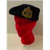 Image 1 : Navy BERET/HAT with Gold Beaded Emblem