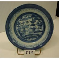 CHINESE EXPORT Plate - Blue/White