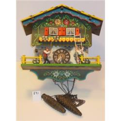 Animated CUCKOO CLOCK - W Germany