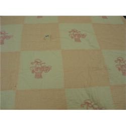 Antique Quilt PINK & WHITE Blocks