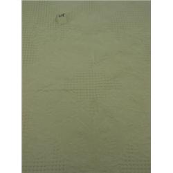 Victorian COVERLET White w/Floral Motif