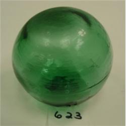 1870s Aqua Glass TARGET BALL Rare Color