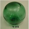 Image 1 : 1870s Aqua Glass TARGET BALL Rare Color