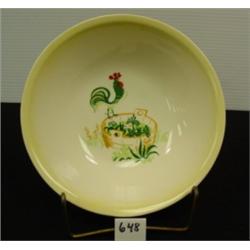 Paden City Pottery ROOSTER Veg Bowl