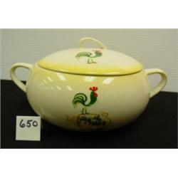 Paden City Pottery ROOSTER Casserole