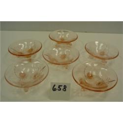 Pink Depression NUT CUPS Jack-in-Pulpit