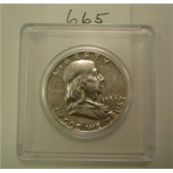 1954 Franklin Silver Half Dollar