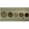 Image 1 : 1941 5 Coin Silver Year Set