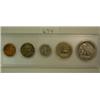 Image 2 : 1942 5 Coin Silver Year Set