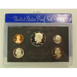 1983 5 Coin Proof Set