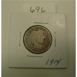 1914 Barber Quarter