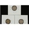 Image 2 : 1914,16 & 19 CANADA SILVER 10 CENTS